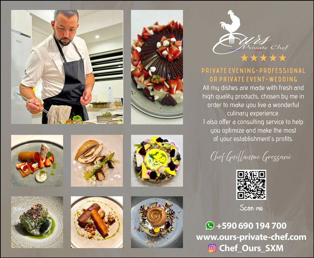 Ours Private Chef - Saint Martin - SXMMAP