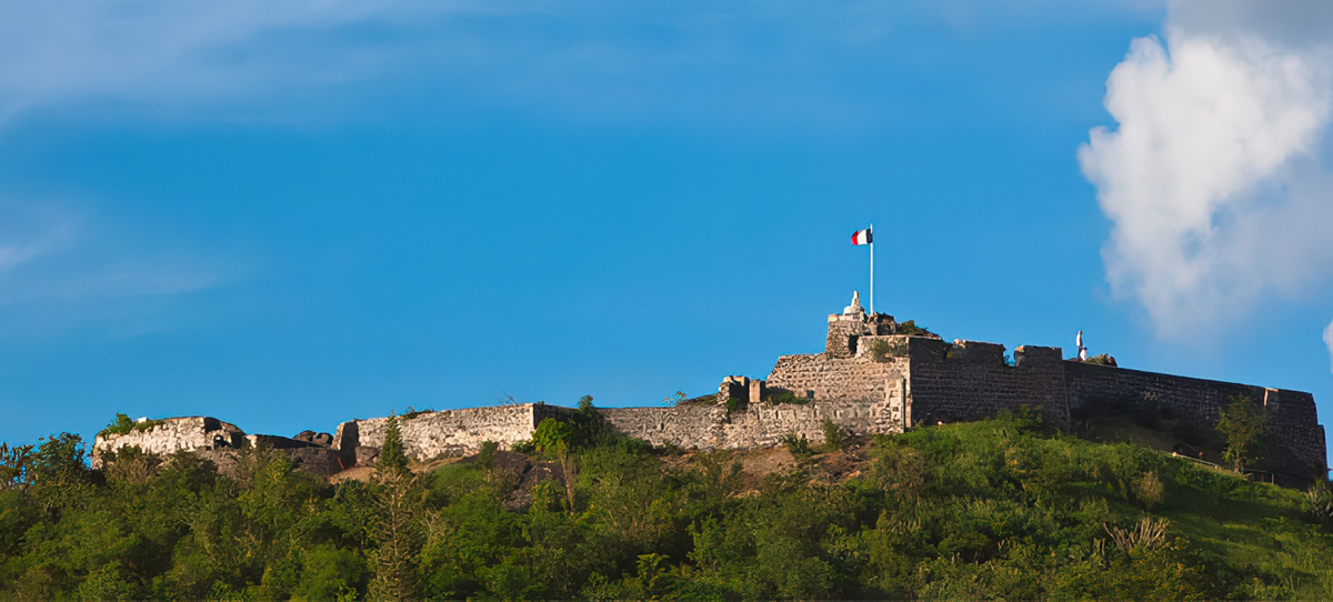 History of Saint-Martin - Sint Maarten - Fort Louis