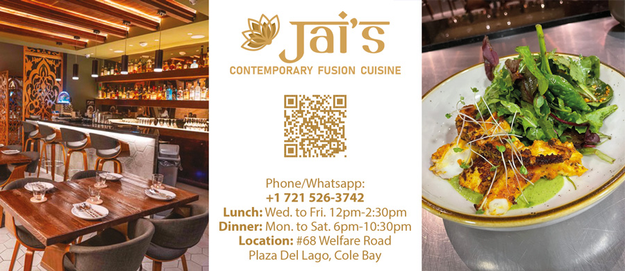 Jai's Fusion Cuisine - Restaurant - Simpson Bay - Sint Maarten - SXMMAP