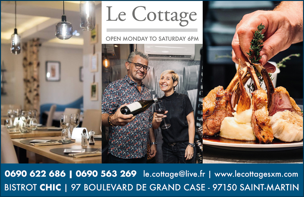 Le Cottage Restaurant - Grand Case - Saint Martin - SXMMAP